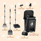 30L Dog Poop Trash Can Outside - Image 4