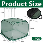 35" x 35" x 27.5" Pop Up Mesh Plant Cover, Foldable Plant Protector Mesh Plant - Image 2