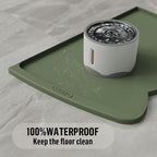 OHMO Dog Food Mat w/Residue Collection Pocket Silicone Pet Feeding Mat - Image 6