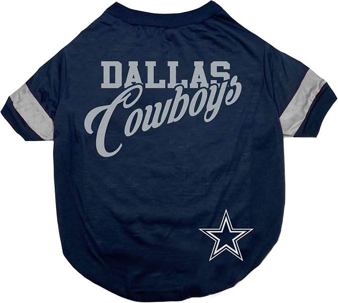 Pets First NFL Dallas Cowboys Dog & Cat T-Shirt, Small. Football Pet Shirt - Image 3
