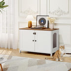 HOOBRO Litter Box Enclosure, Cat Litter Box Furniture - Image 3