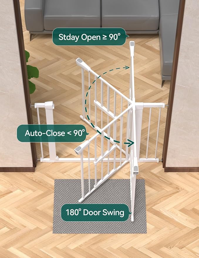 Babelio 36 Inch Extra Tall Baby Gate - Image 6