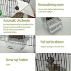 No Mess Bird Feeder Water Dispenser Set, Automatic Bird Feeder - Image 4