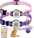 Smart QR Code Cat Collar 2-Pack: Your Cat's Digital Safety Profile, Breakaway by Taghelp