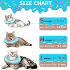 Cat Cone Collar Soft, Waterproof Cat Recovery Collars Spay Cones to Stop - Image 2