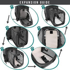 PetAmi Dog Cat Backpack Carrier, Expandable Pet Carrier Backpack - Image 3