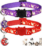 2Pcs Breakaway Cats Collars Cat Collars by Baeuppit