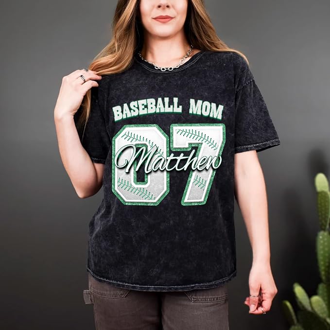 H-DEWALL Custom T Shirts Mineral Wash Tshirt Bootleg Rap Tee Customized Gifts - Image 3