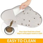Ptlom Dog Food Mat Anti-Slip Dog Bowl Mats - Image 6