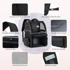 Lekebobor Double Cat Backpack Carrier - Image 7