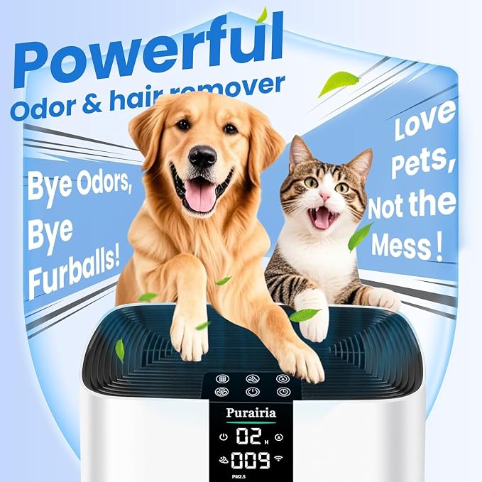 Air Purifier for Home Bedroom Large Room Up to 2400 Ft², HEPA Air Purifier 15dB - Image 7