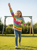 WELAKEN Sweatshirts for Girls Toddler & Kids II Little Girl's Pullover Tops - Image 2