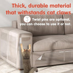 18 PCS Large Cat Scratch Furniture Protector, Transparent Couch Protector from - Image 7