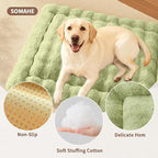 Self-Warming Dog Bed, Plush Faux Fur Mat - Image 5