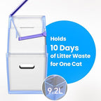 Neakasa PooGuard Litter Disposal Bin, 9.2L Trash Can - Image 2