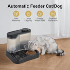 Gravity Pet Feeder and Water Dispenser Set, Automatic Dog Feeder and Dog Water - Image 2