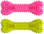 ASPCA 2-Pack Spiky TPR Puppy Teether Bones – Vanilla-Scented Teething Toys - Image 2