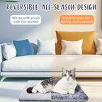 VitalCozy 2 Pack Self Warming Cat Mat Self Heating Pad Bed Reversible Machine - Image 4