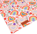 PTDECOR Rainbow Dog Bandanas Pride Day Dog Scarf Reversible Triangle LGBT+ - Image 5