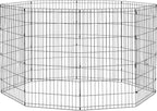 New World Folding Metal Dog Exercise Pen, Indoor/Outdoor Playpen by NewWorldPetProducts