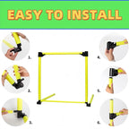 Adjustable Height Hurdles Training Equipment, Indoor & Outdoor Detachable - Image 5