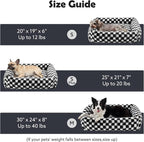 JOEJOY Small Dog Bed for Small Dogs, Rectangle Washable Orthopedic Corduroy - Image 5