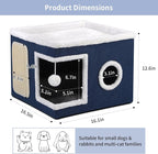 Shikha Cat Beds for Indoor Cats, Large Cat Cave - Image 2
