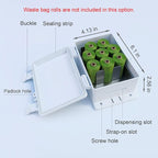Dog Poop Bag Dispenser Wall Mounted Waterproof Outdoor Pet Waste Bags Dispenser - Image 6