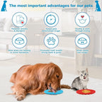 Dog Lick Pad, Pet Bathing Grooming Distraction Wall Mounted Silicone Slow - Image 5