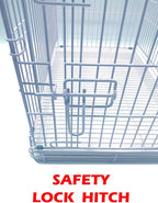 Portable Foldable Carrier Travel Vet Breeder Training Cage - Image 3
