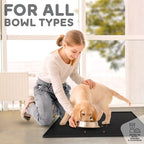 Dog Food Mat - 24x15” Large Silicone Pet Food Mat, Raised Edges - Image 6
