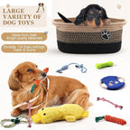 Zopeal Puppy Dog Toy Gift Storage Basket - Image 3