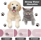 Dog Food Mats for Floors Waterproof, Cat Water Bowl Mats Pet Feeding Absorbent - Image 2