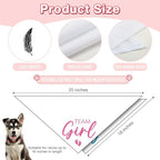 2 Packs Team Girl Team Boy Gender Reveal Baby Announcement Dog Bandana Pet - Image 2