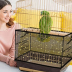 Daoeny Large Bird Cage Cover, Bird Cage Seed Catcher, Adjustable Soft Nylon - Image 6