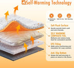 Self Warming Pet Bed for Cats & Dogs, Heated Pet Mat, 2.0 Upgraded Thermal Foil - Image 3