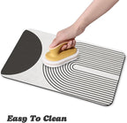 Dog Food Mats for Floors Waterproof, Cat Water Bowl Mats Pet Feeding Absorbent - Image 4