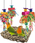 KATUMO Conure Toys, Bird Grass Swing Mat Parrot Climbing Hammock by KATUMO