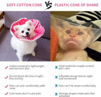 Adjustable Dog Cat Cone, Soft Recovery Cat Cone Collar, Dog Protective Collar - Image 2