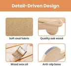 Ordora Cat Scratcher & Mat Set: 31.5" Extra Large Cat Scratch Pad&Bed – Cat - Image 6