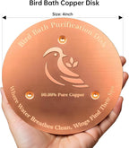 Bird Bath Copper Disk, Premium 0.6mm Sturdy 99.99% Pure Copper Disk - Image 7