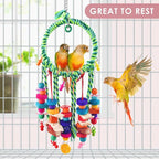 KATUMO Bird Toys, Parakeet Swing Parrot Perch Cockatiel Shredding Toys Conure - Image 4