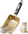 Stainless Steel Cat Litter Scoop, Metal Cat Litter Scoop, Kitty Metal Scooper by NewGF