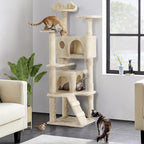 Yaheetech 62in Cat Tree Cat Tower - Image 2