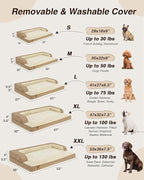 KSIIA Washable Dog Bed XXL Senior Dog, Orthopedic Warm Soft Pet Sofa Waterproof - Image 7