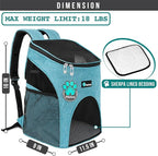 PetAmi Small Dogs and Cat Backpack Carrier, Airline Approved Pet Backpack - Image 2