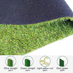 Artificial Grass Outdoor Rug, 3FT x 5FT 0.8 inch Realistic Fake Synthetic Grass - Image 4