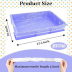 BNOSDM 50 PCS Disposable Rabbit Cage Liner Plastic Guinea Pig Cage Bedding - Image 2