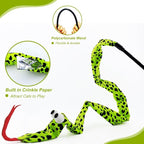 Interactive Cat Toy Wand with Catnip Mouse, Cat Teaser Wand Rainbow String - Image 5