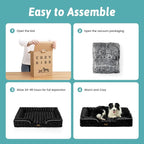 Orthopedic Dog Bed for Extra Large Dog, Soft and Warm Faux Fur Sofa for Giant - Image 7